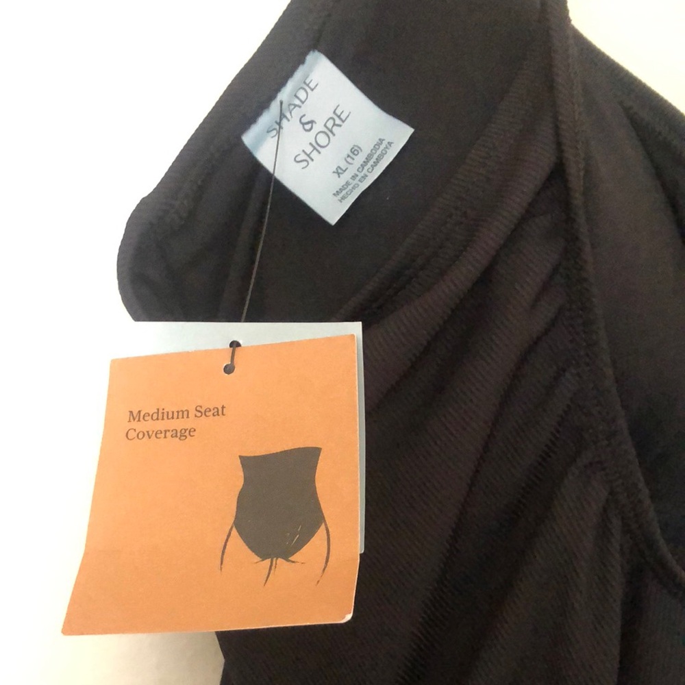 Women’s Shade & Shore One Piece Swimsuit Black - Picture 11 of 11